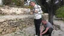 Hardest Bondage Walk Training Session ever for Rija Mae