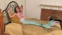 Mermaid Chained to the Bed! Sensual Siren Loren Chance in Rope Bondage