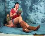 Jill Diamond's western-facesitting