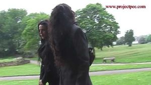 016108 Eve Takes A Long Pee Into The Stream