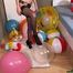 heelpopping pool toys and balloons in sexy lingerie