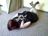 Sandra hogtied 3/4