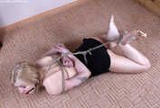 Loretta hogtied and gagged