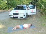 [From archive] Dana & La Pulya - Nurse outdoor problem 01