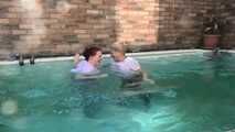   Pool fun for two