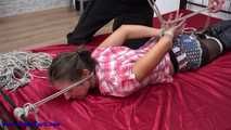 I can escape from this hogtie!