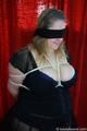 claudia are tied up with rope in PICS