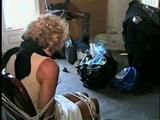 41 Yr OLD COURT CLERK CHAIR TIED, CLEAVE GAGGED & TOE TIED (D35-5)