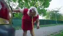 The drunk big girl