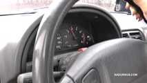 Amanda steps on the pedal