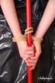 Merida & Hannah - Trash bag cleaning with bondage