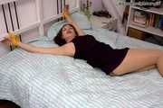 Leonie - Tied up in bed