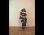[From archive] Liska escapes from the trash bag mummification