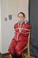 Lady Nadja hard bound and multiple gagged in AGU rainwear
