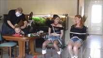 Lea, Saskia und Wendy - Die Bondageparty 2  Teil 1 von 5