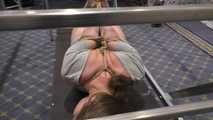 Rachel Adams - Tied in Public - Longterm Extreme Hogtie Challenge, tied by Mario at the Feringapark Hotel