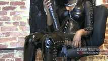 Latex boot seductress