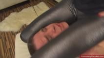 Kim & Jennifer and their furniture-slave