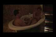 Champagne in the tub ...