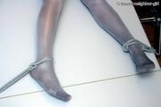 Nina A - Tied up at the office 1