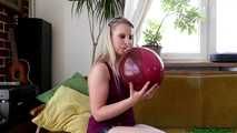 Blow2Pop burgundy Belbal 14"