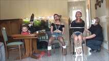 Lea, Saskia und Wendy - Die Bondageparty 2  Teil 1 von 5