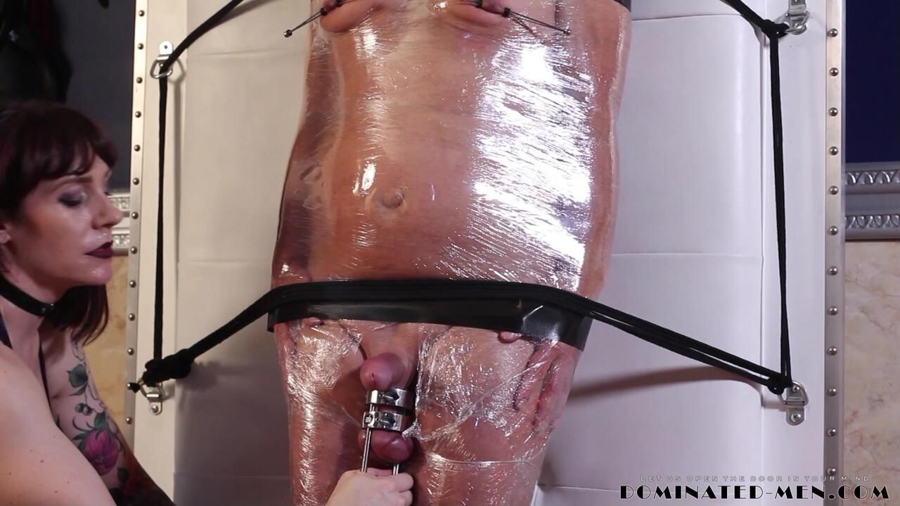 His Mistress enjoys his CBT with sadistic pleasure