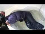 Get 3 Videos with Jenny bound and gagged in shiny nylon Downwear from 2008