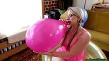 Cattex 36" riding and Blow2Pop pink Belbal 14inch *KEEP CALM AND BLOW ME*