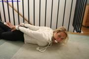 Gina+Tatjana hogtied