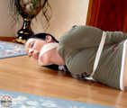 Akasha in a new Hogtied-Bound