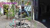 020169 Kathy Pees From An Old Platform