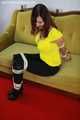 Lisa roped on couch PICS