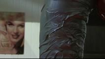 Dani in a heavy Plastic Wrap Mummification