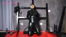 Xiaomeng Breathplay Punishment in Latex Suit and High Shoes