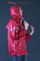 Anastasia posing in a foto studio wearing supersexy rainwear (Pics)