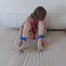 Maria roped on her bed 2/2