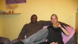 Teen Kati's first BBC while her boyfriend is watching - Pics