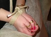 Hands are tied