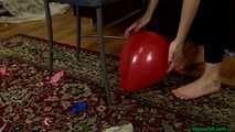 sexy and intense sitpopping on the chair
