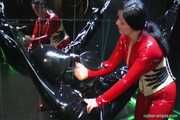 Lady Isis - Rubber Mumification Part1