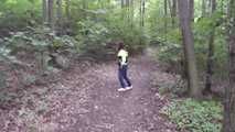 112001 & 112002 Anna R Has A Pee In The Woods