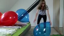 balloon clean-Up (sitting, knee, fingernail)