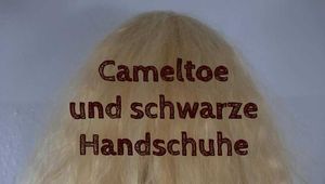 Cameltoe and black gloves