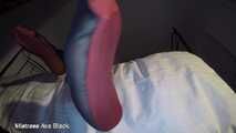Pantyhose teasing soles