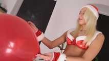 110 X-Mas balloon popping