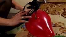 Highheels und Partyballons [zusätzlich Hintergrund-Musik]