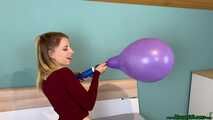 sweet open legs handpump2pop five balloons
