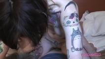 Severin Graves & Ariel Snow - 2 inked sluts 1 cock   Hi-Def version 1280x720 WMV