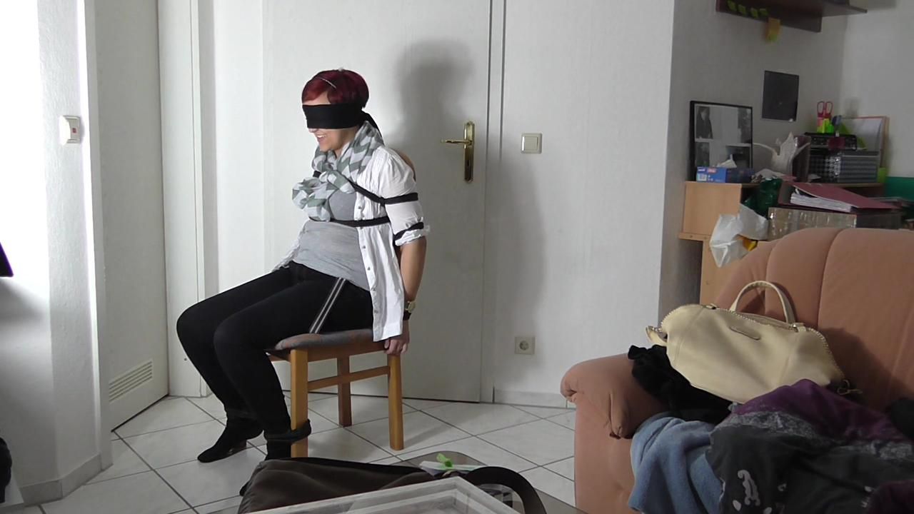Mystique roped on chair 1/2